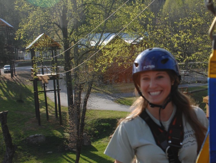 Cool River Adventures People on Ziplines