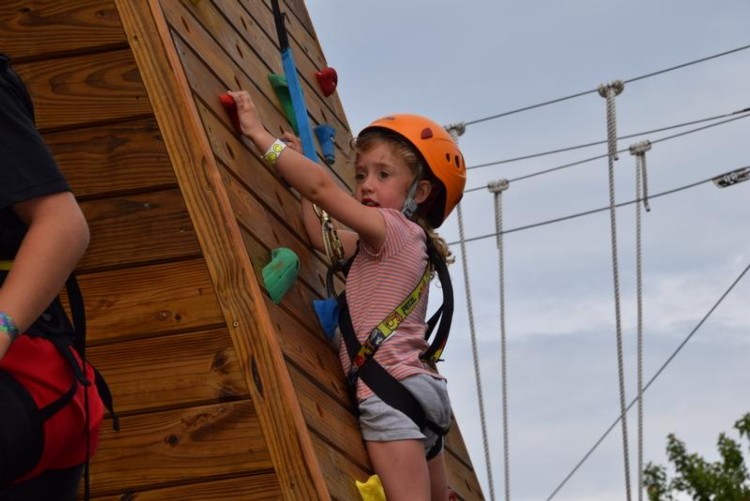 Cool River Adventures People on Climbing Walls